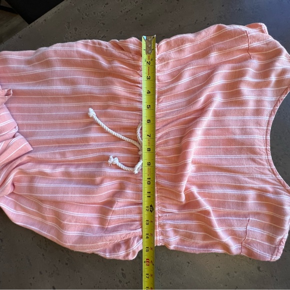 Splendid jumpsuit. Size L. Peach/white striped. NWT. - Picture 7 of 10